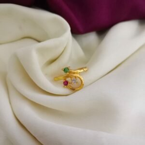 one gram gold forming adjustable ring copy