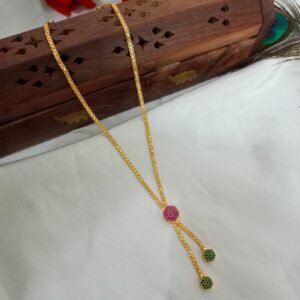 gold plated short chain